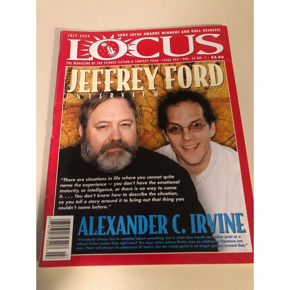 LOCUS science fiction magazine JEFFREY FORD # 522